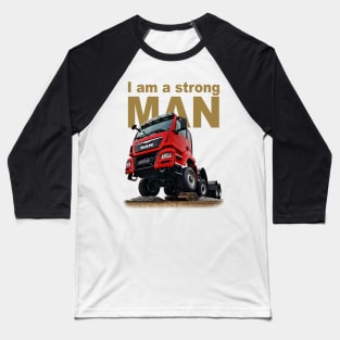 Strong MAN TGS 41.480 8x8 Brown - Trucknology Days Baseball T-Shirt